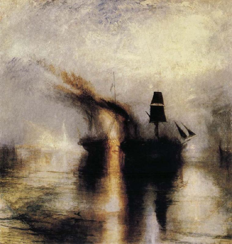 J.M.W. Turner Peace Burial at Sea oil painting picture